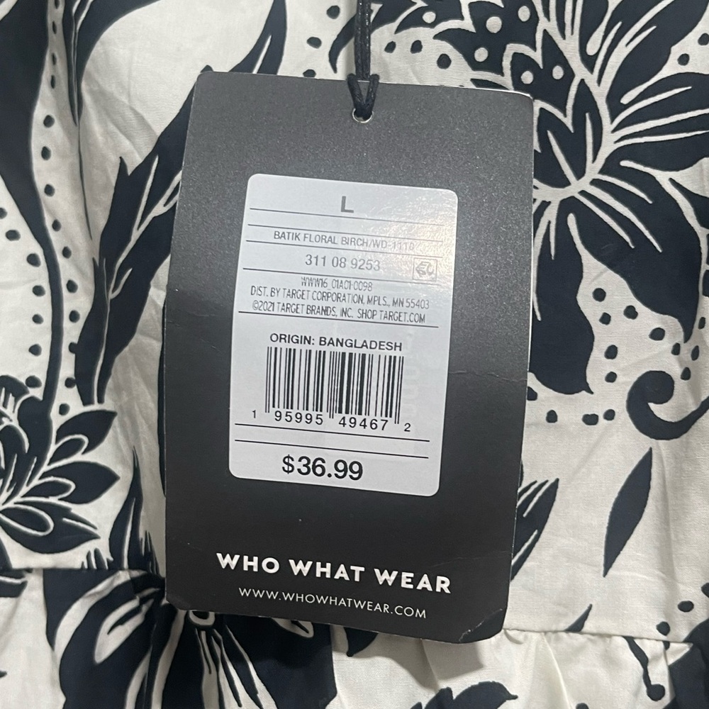 NWT Who What Wear Summer Dress - Large - Picture 6 of 6